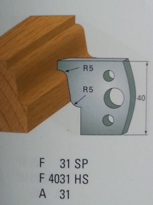 SP Profilmesser 40 x 4 -  Seite 3 - 12 Profile auswählbar