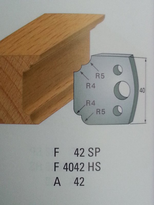 SP Profilmesser 40 x 4 -  Seite 4 - 12 Profile auswählbar