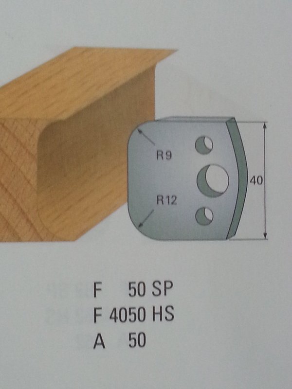 SP Profilmesser 40 x 4 -  Seite 5 - 12 Profile auswählbar