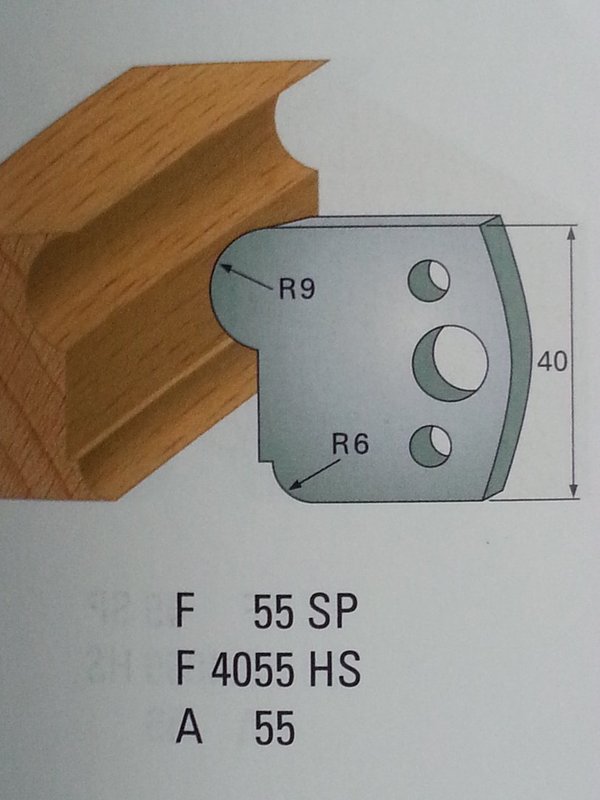 SP Profilmesser 40 x 4 -  Seite 5 - 12 Profile auswählbar