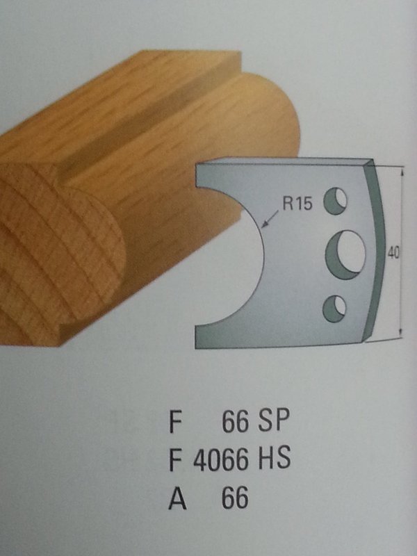SP Profilmesser 40 x 4 -  Seite 6 - 12 Profile auswählbar