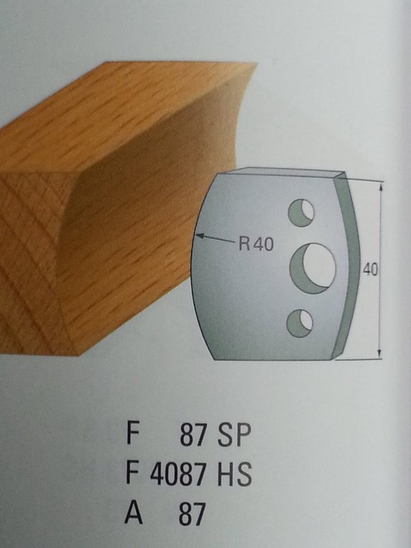 SP Profilmesser 40 x 4 -  Seite 8 - 12 Profile auswählbar